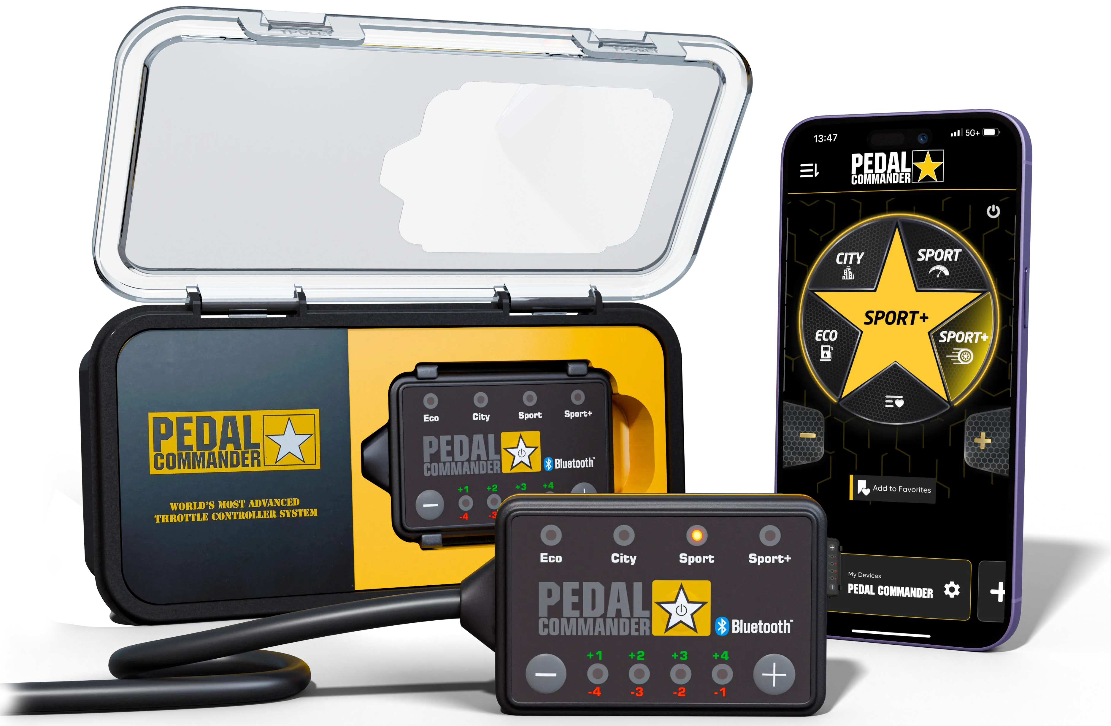 Aplicación Pedal Commander® para IOS y Android