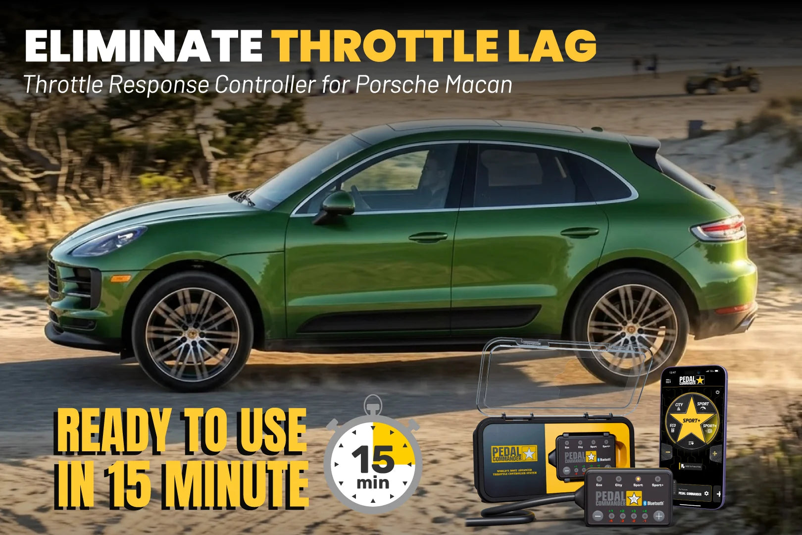 Pedal Commander for Porsche Macan