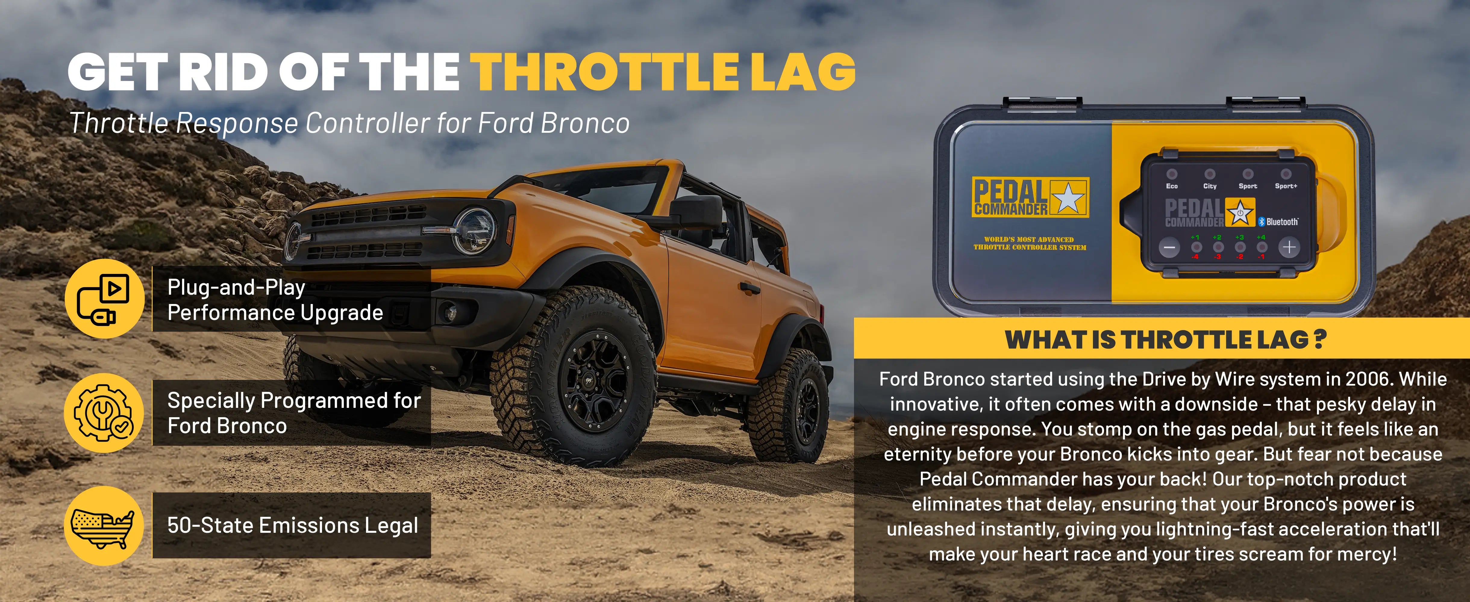 Pedal Commander para Ford Bronco