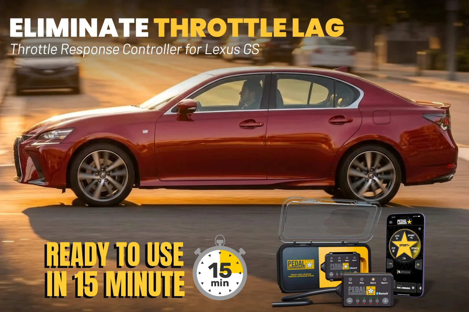 Pedal Commander para Lexus GS