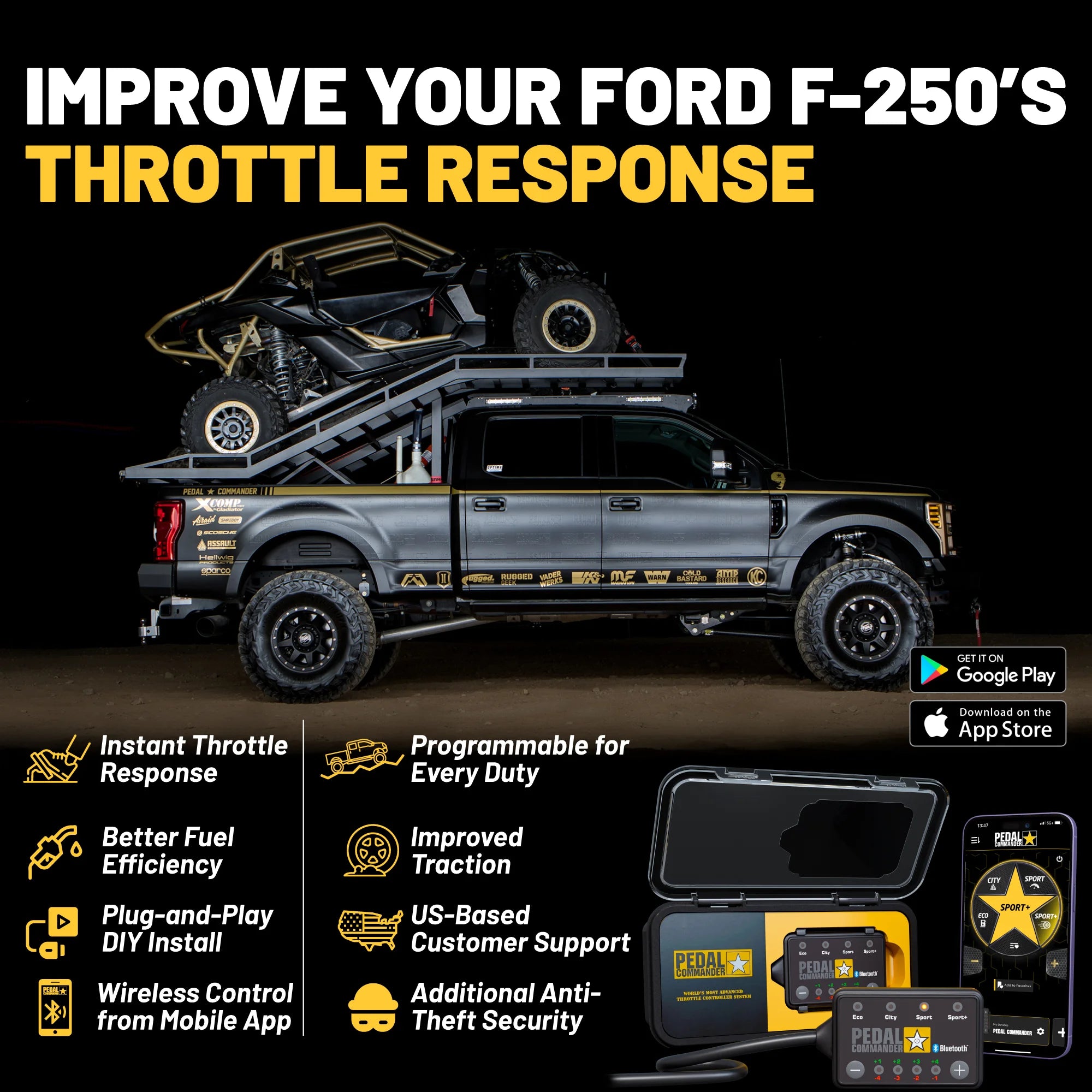 Pedal Commander for ford f250 throttle response