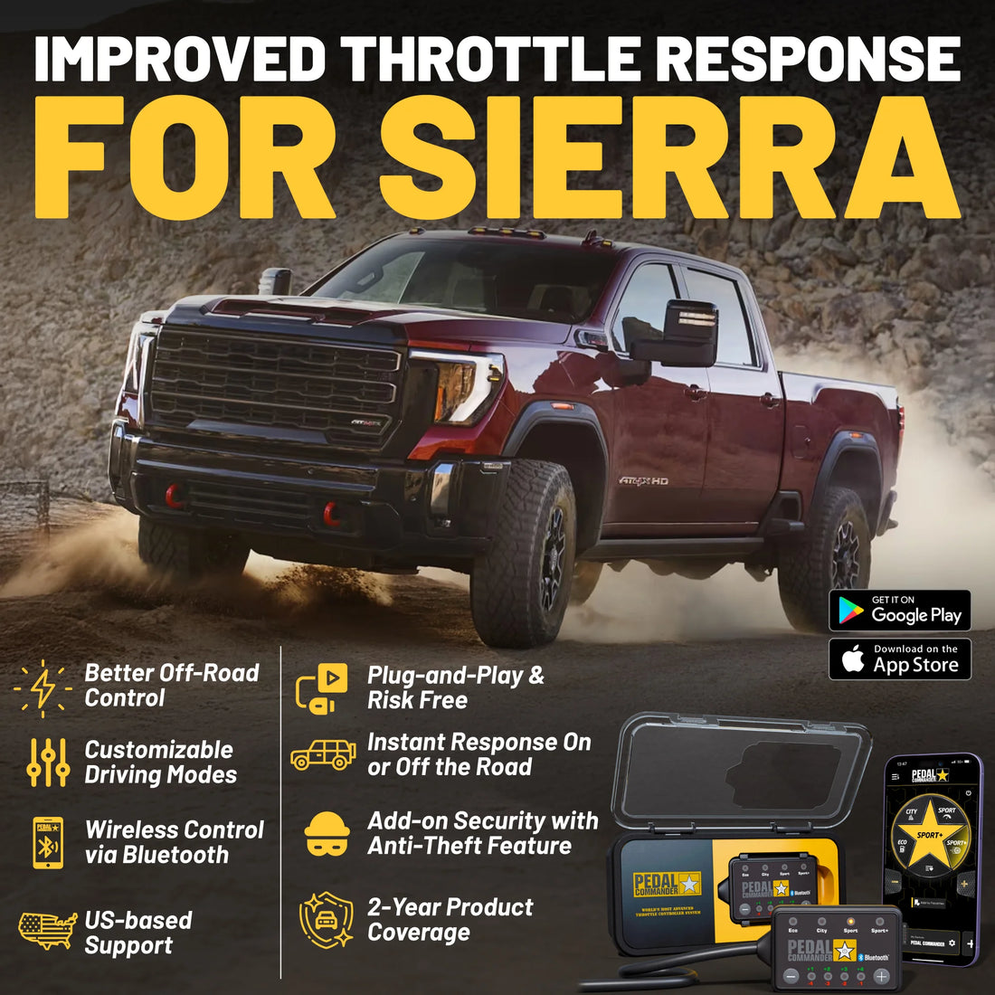 Pedal Commander® para GMC Sierra 2500HD