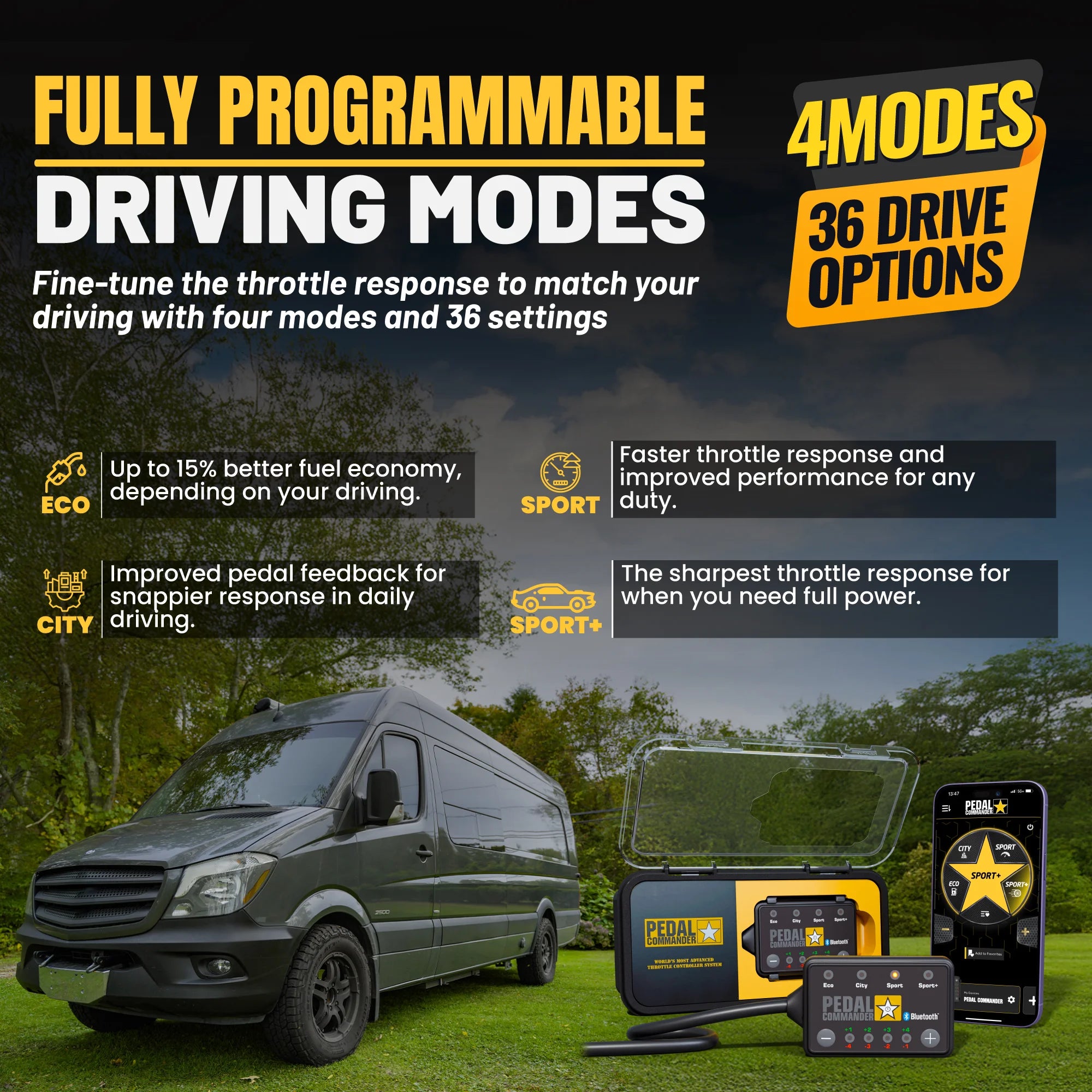 Pedal Commander para Mercedes Sprinter