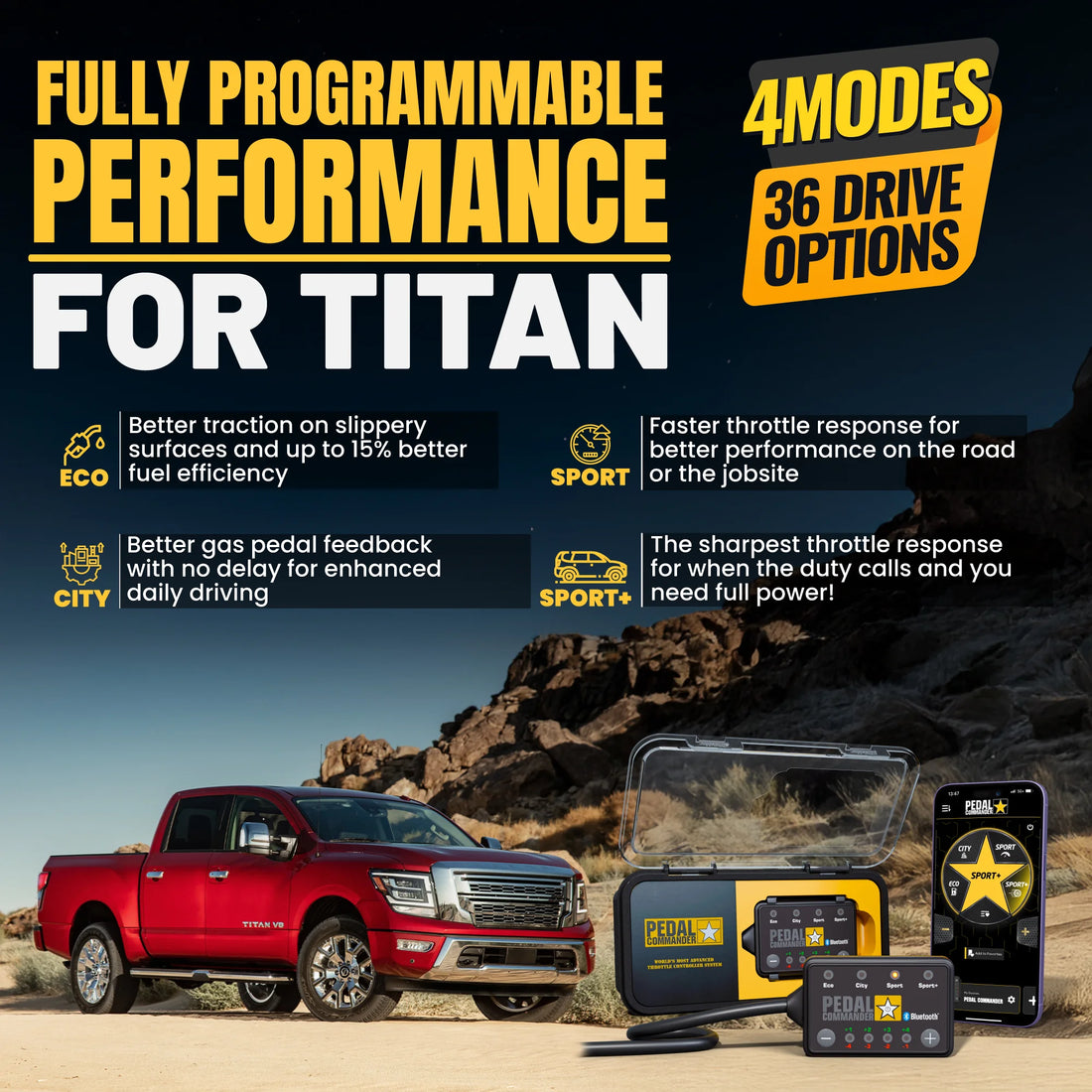 Pedal Commander® para Nissan Titan