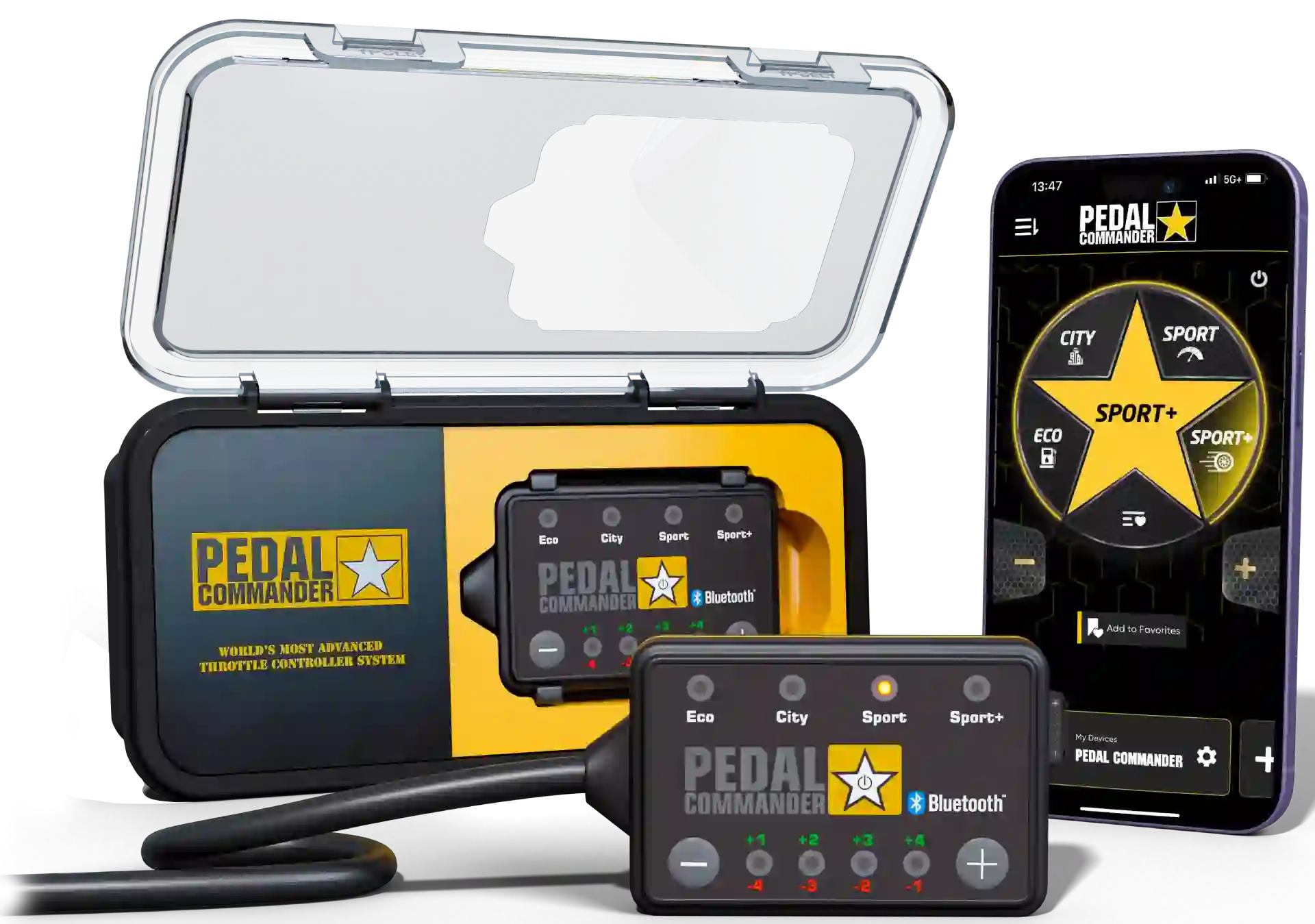 Aplicación Pedal Commander® para IOS y Android