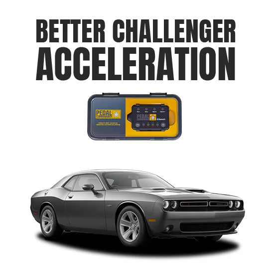 Pedal  Commander  product with a Dodge Challenger car
