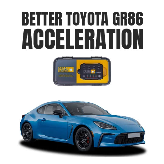 Toyota GR86 with Pedal Commander® device 