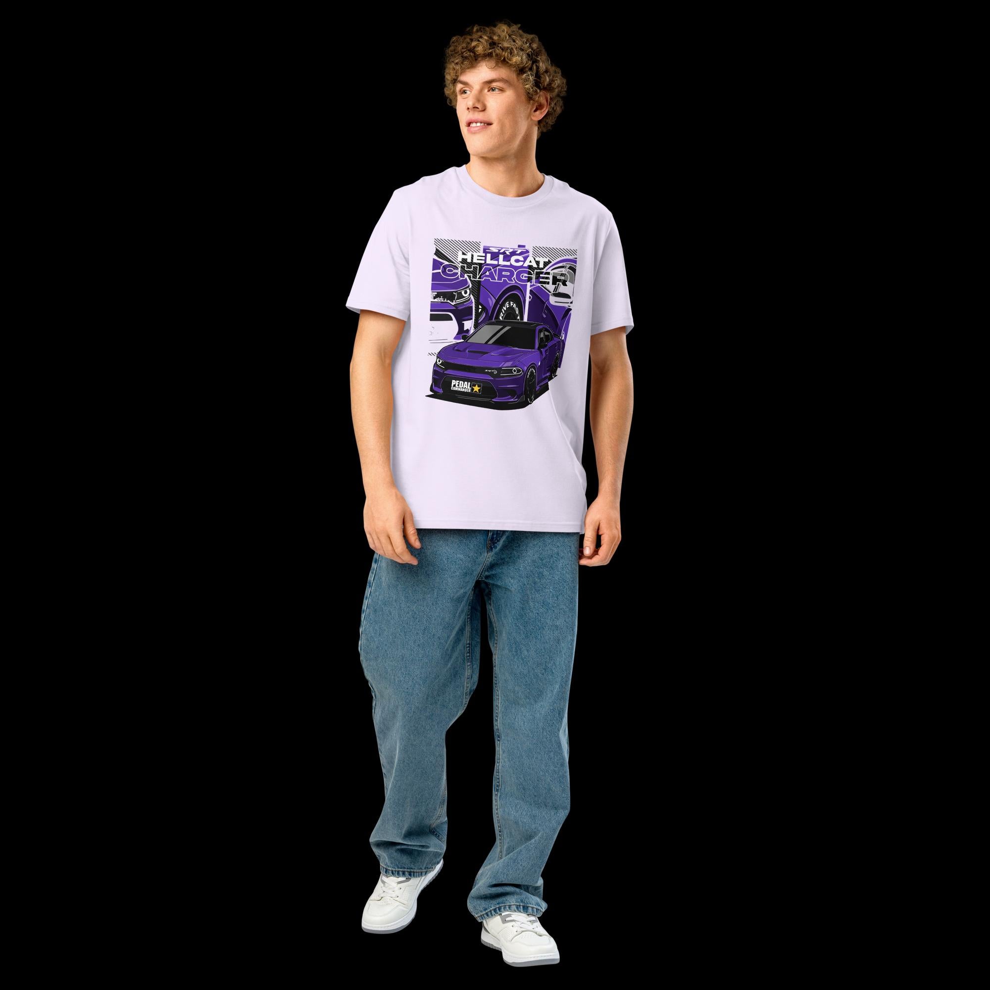 Camiseta Unisex Orgánica con Cuello Acanalado - Charger