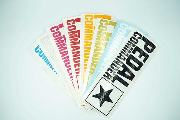 Pedal Commander Calcomanías de Vinilo de 6'' X 2''